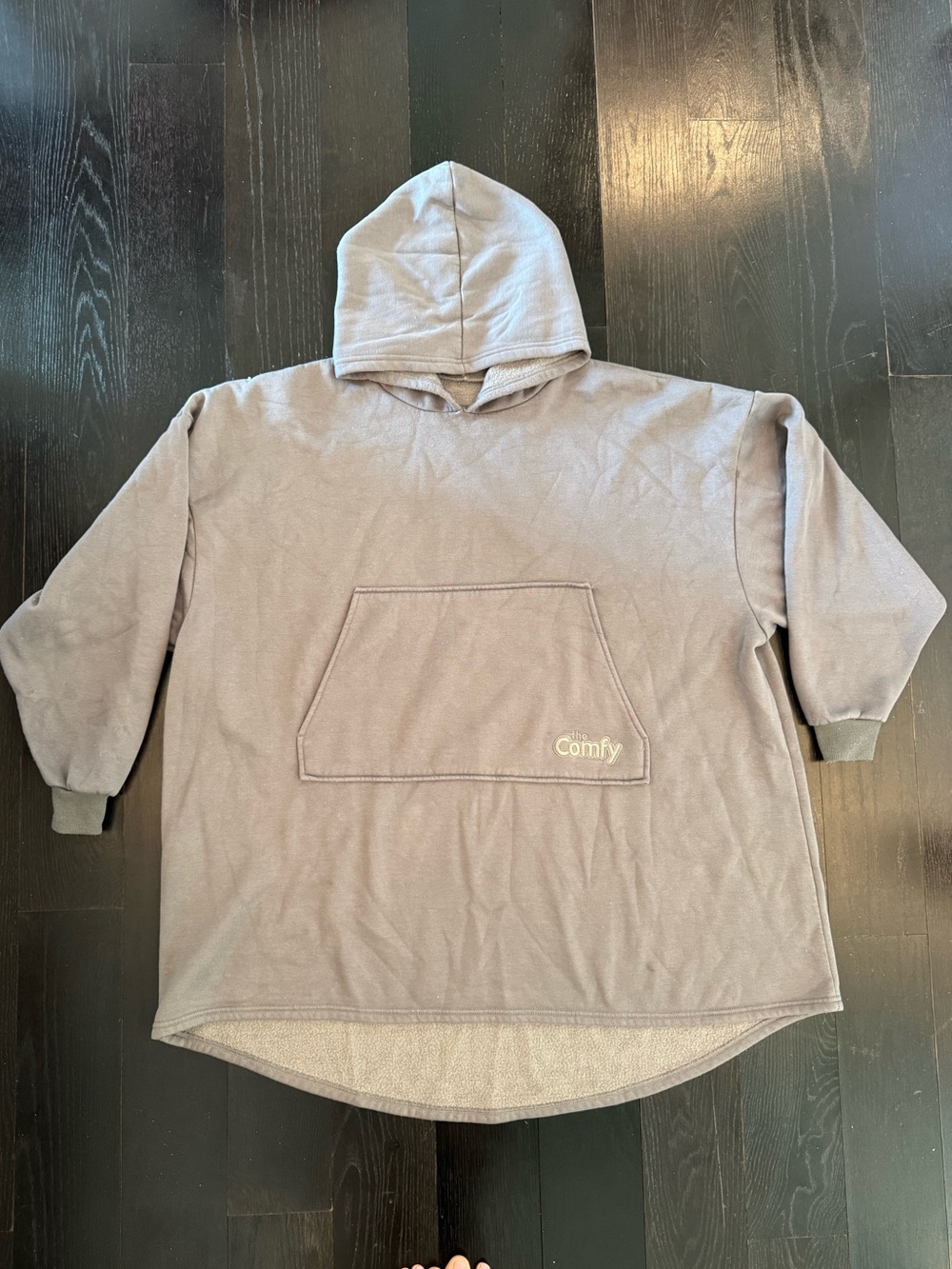 The Comfy Gray Hoodie Blanket